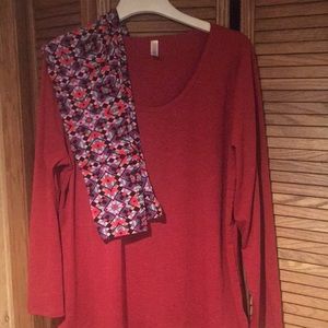 Lularoe Lynnae and Leggings